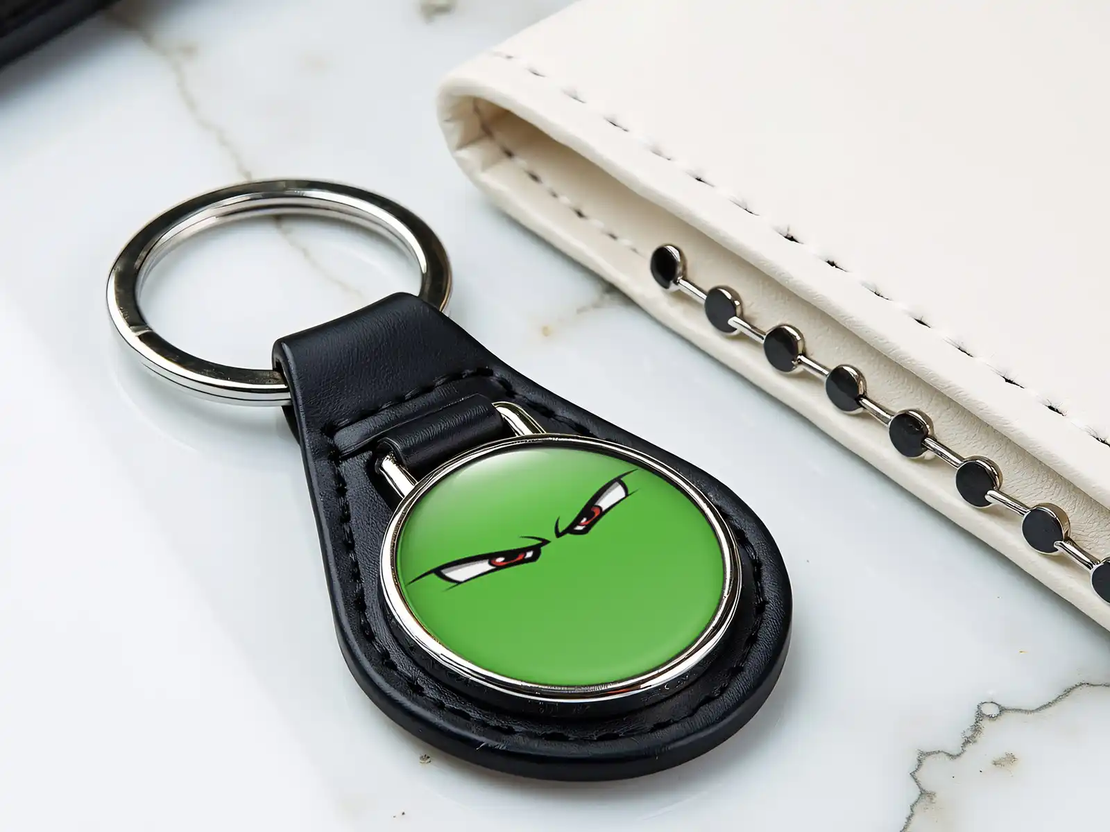 Leather Keychain Leather Glossy Edition Force